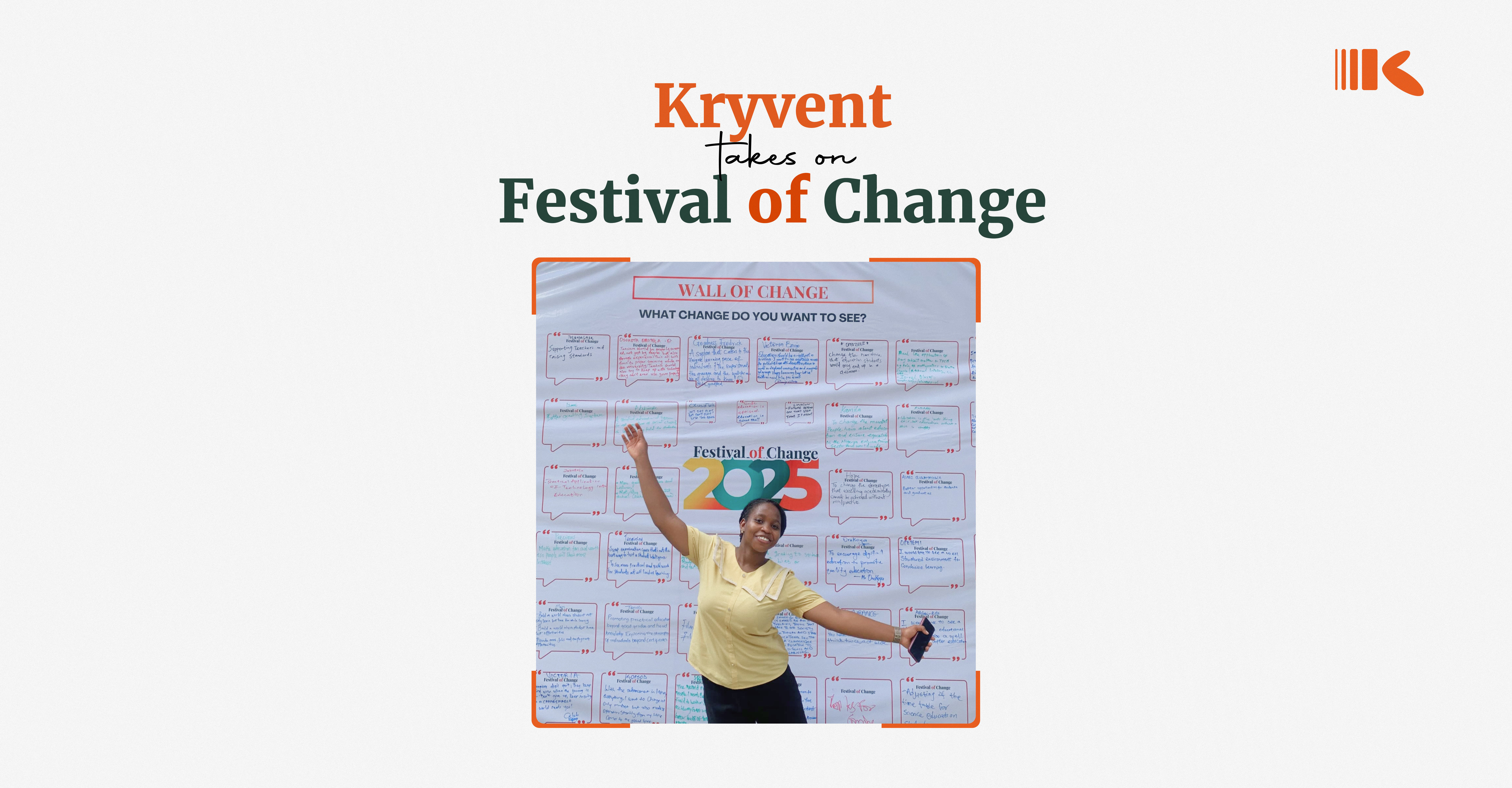 Festival of change hero image