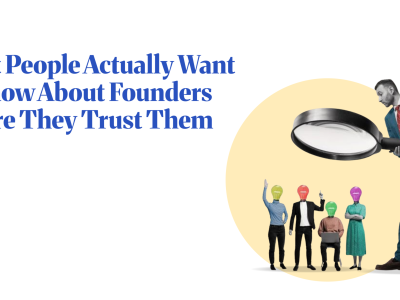 What People Actually Want to Know About Founders Before They Trust Them